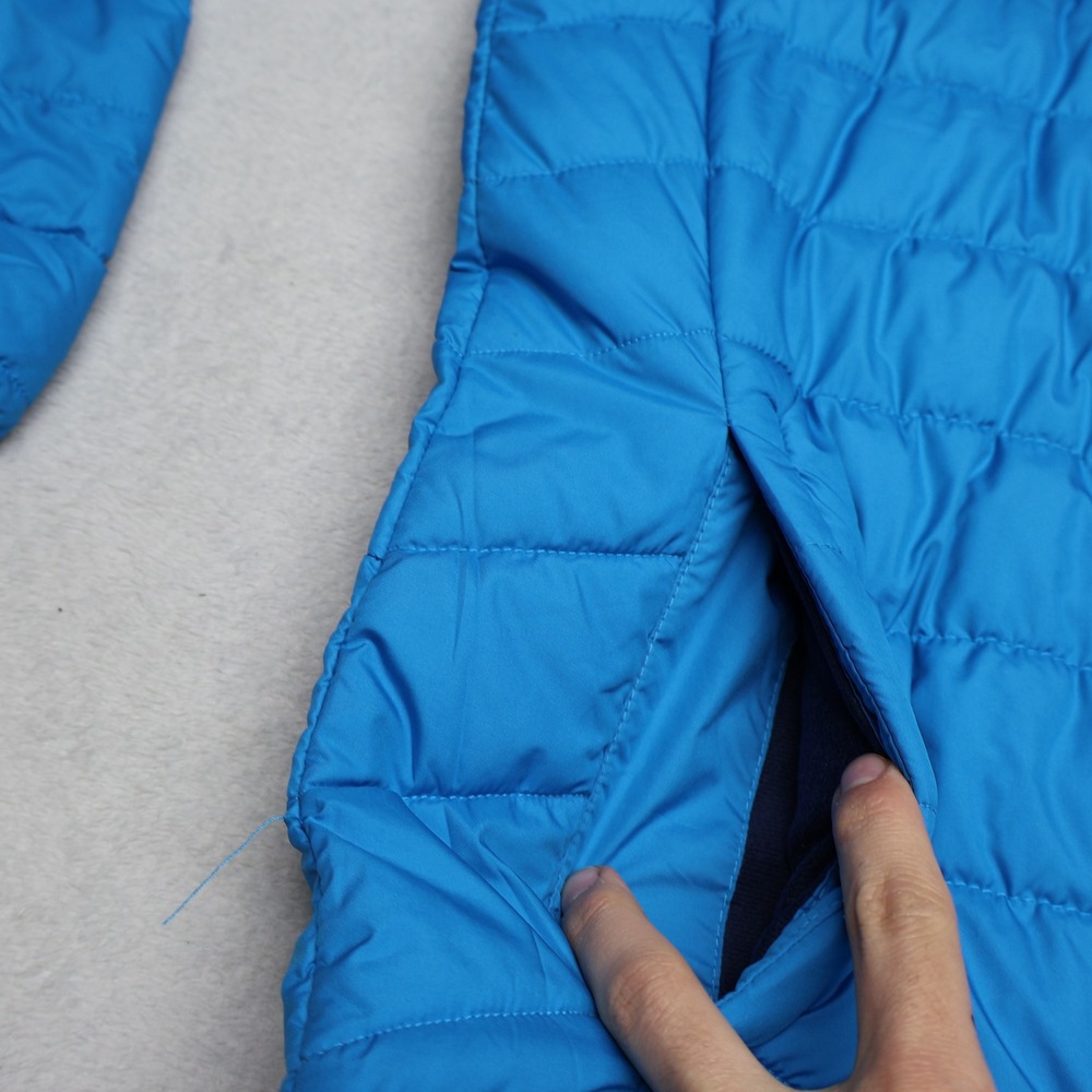 Columbia Jacket Boys XL 18 Blue Powder Lite Insulated Light Pack Quilted Puffer - Picture 4 of 14